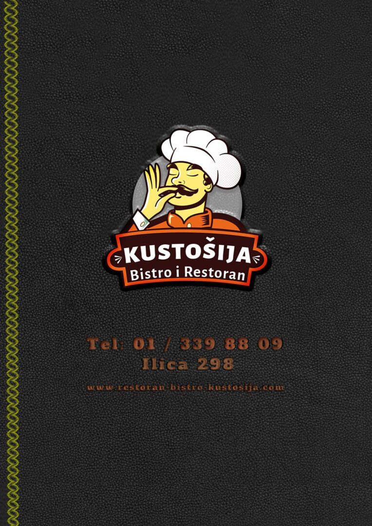Restoran Bistro Kustošija jelovnik